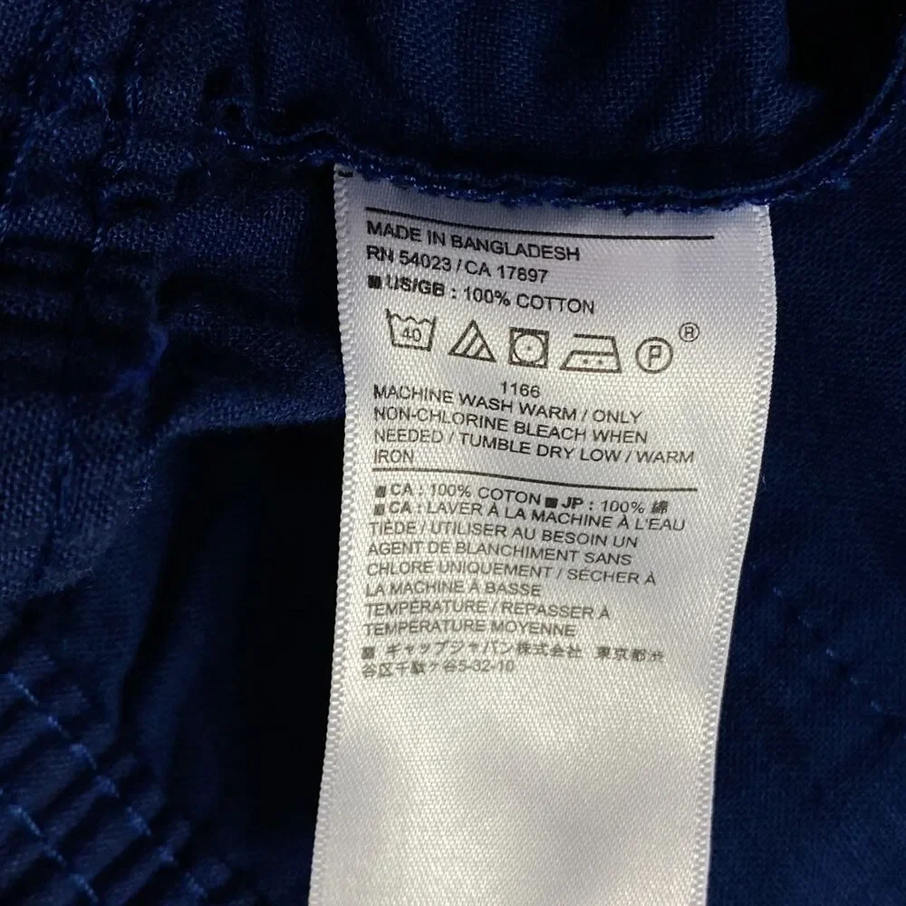 New Banana Republic Chambray Cotton 8
